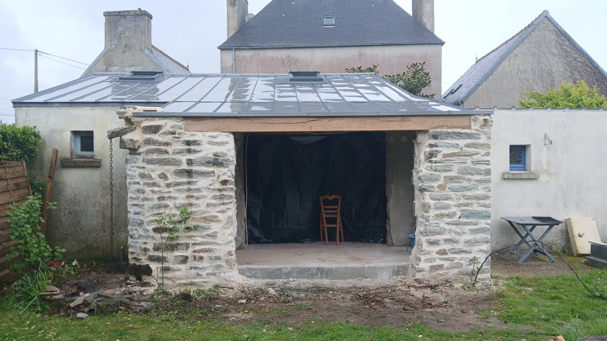 Après les travaux de toiture